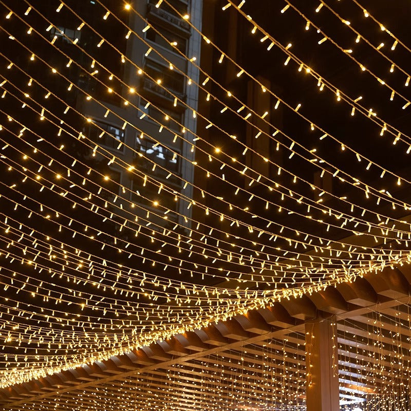Commercial Warm White LED String Lights For Patio & Holiday Projects