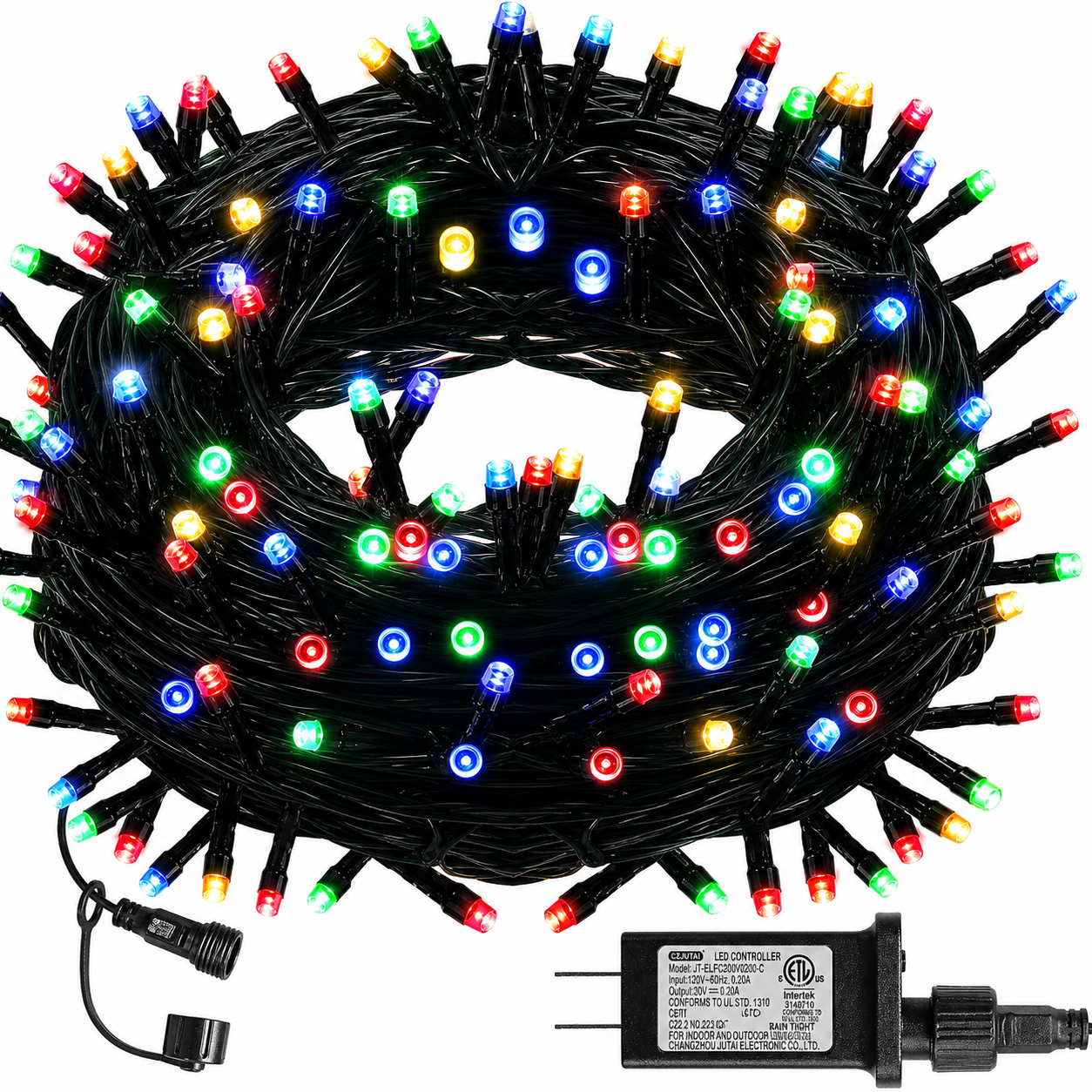 Commercial Multi Color LED String Lights For Holiday Displays