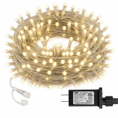 Commercial Warm White LED String Lights For Patio & Holiday Projects