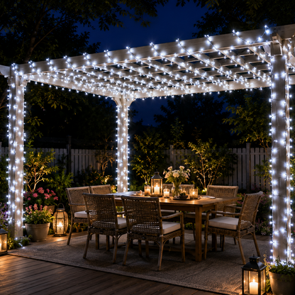 Commercial Cool White LED String Lights For Outdoor Decoration