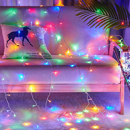 Commercial Multi Color LED String Lights With Clear Cable